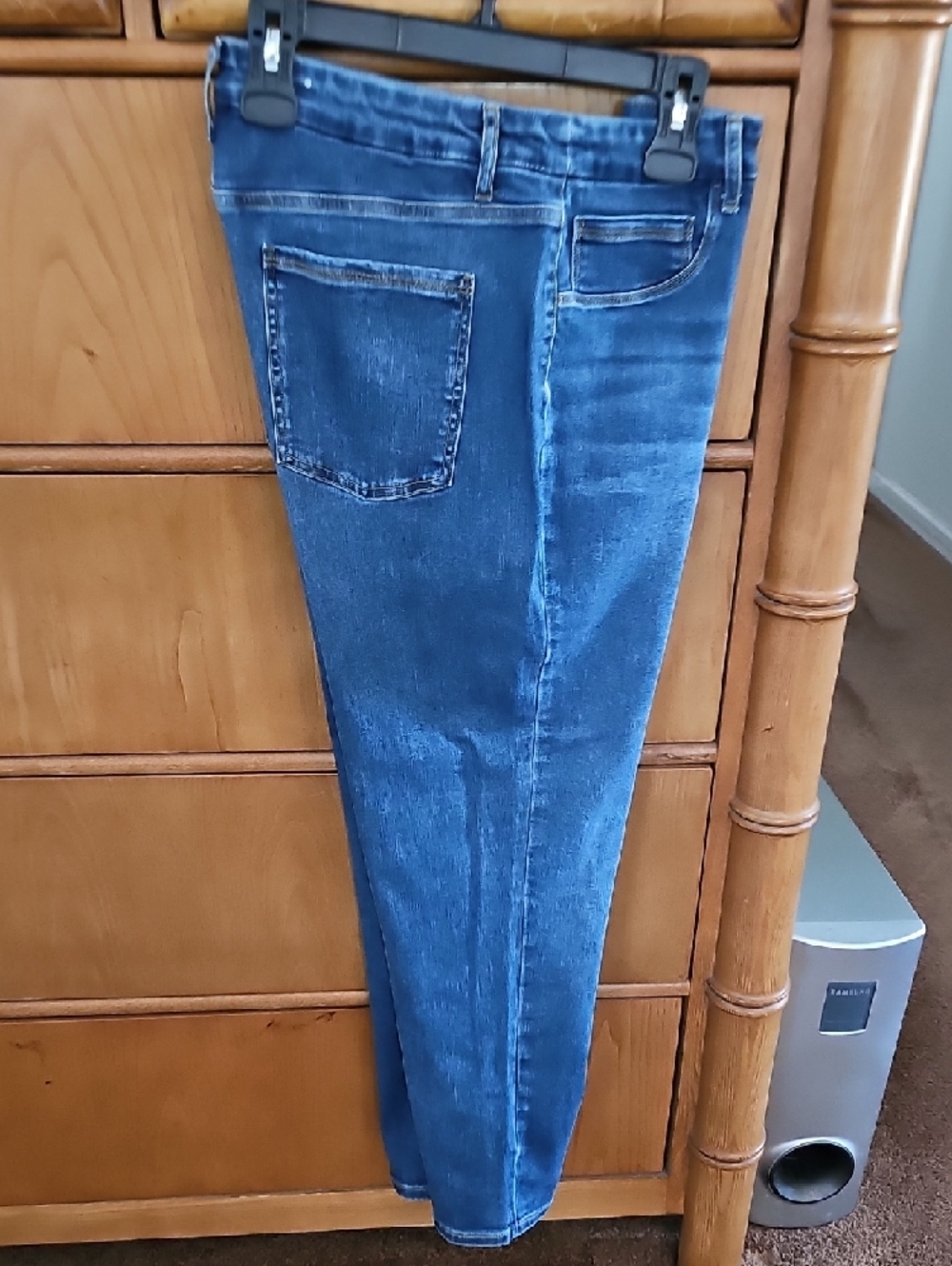 Time and Tru Women's Skinny Jeggings in Dark Blue